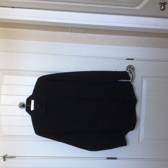 Men’s long sleeve black shirt 16 inch - Picture 2 of 6